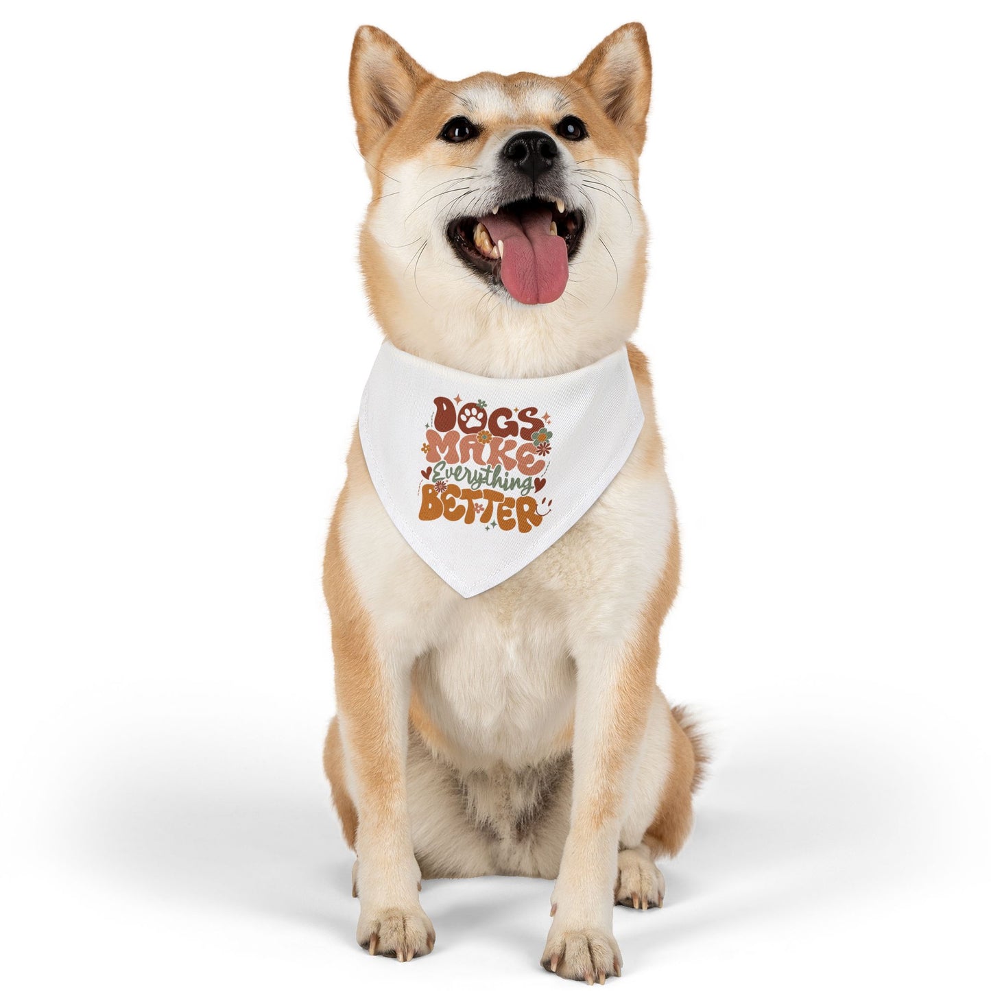 Pet Bandana Collar | Dogs Make Everything Better