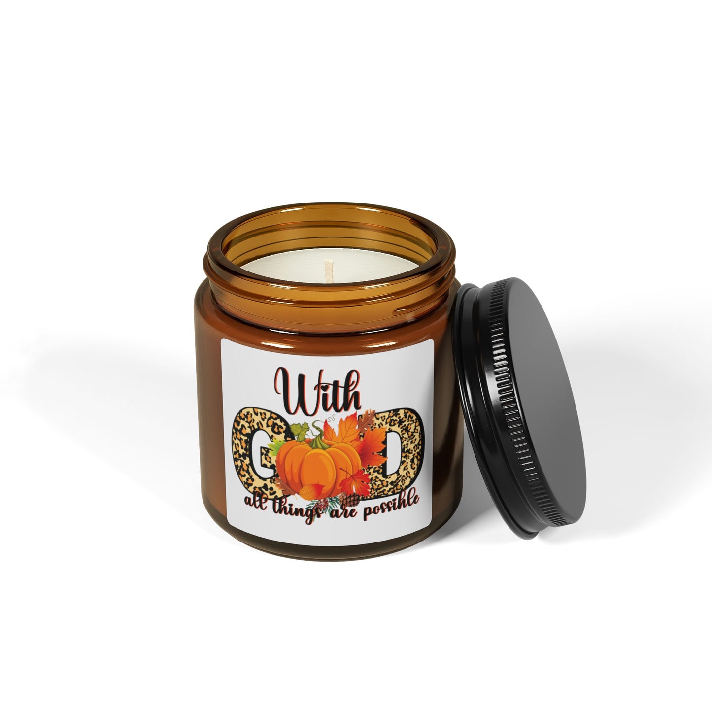 Scented Candle | With God All Things Are Possible