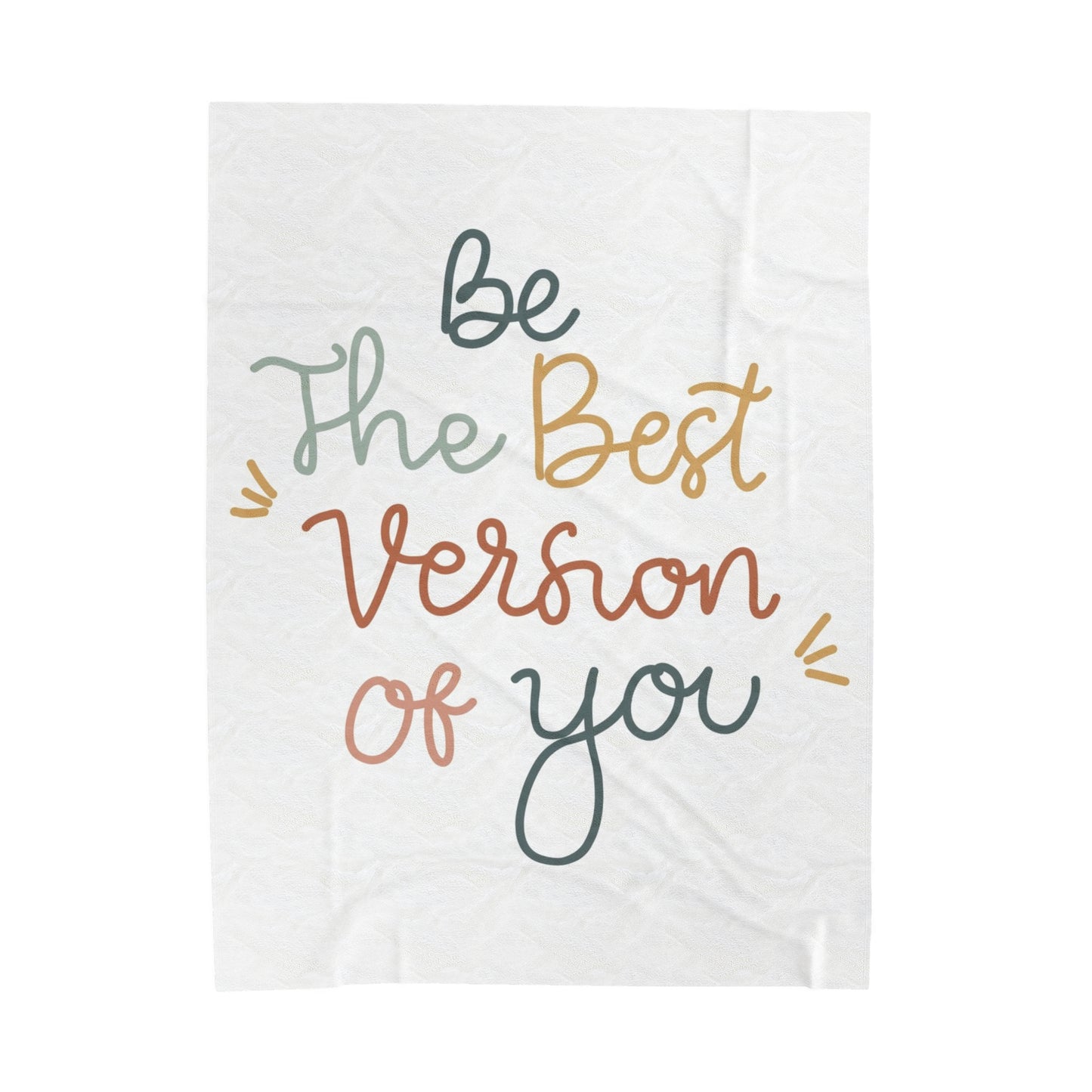 Plush Blanket | Be The Best Version Of You