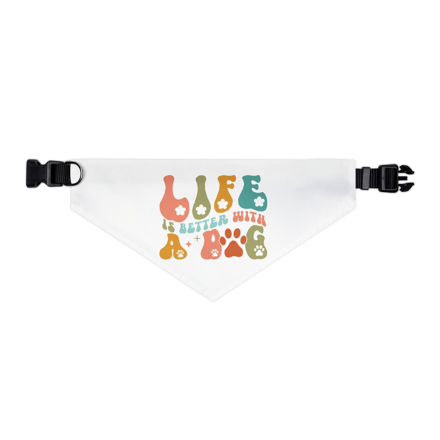 Pet Bandana Collar | Life Is Better With A Dog