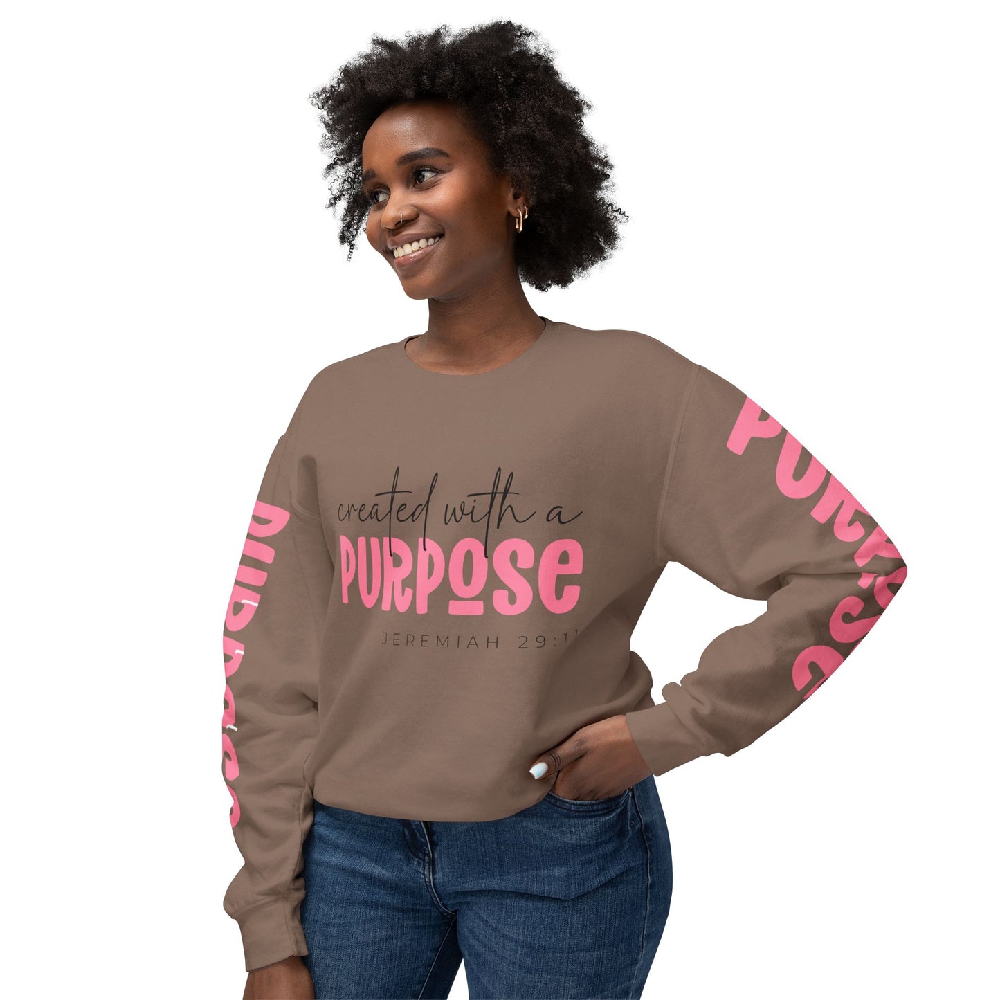 Crewneck | created with a PURPOSE Jeremiah 29:11