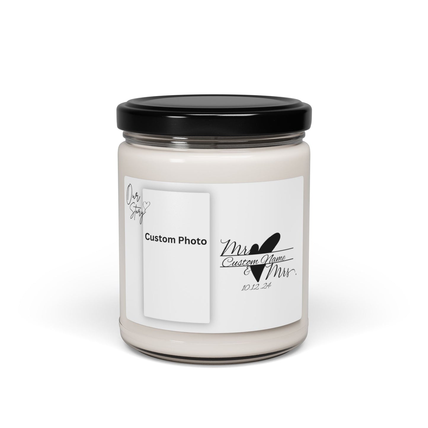 Scented Candle | Love Is In The Air Custom Name/Date
