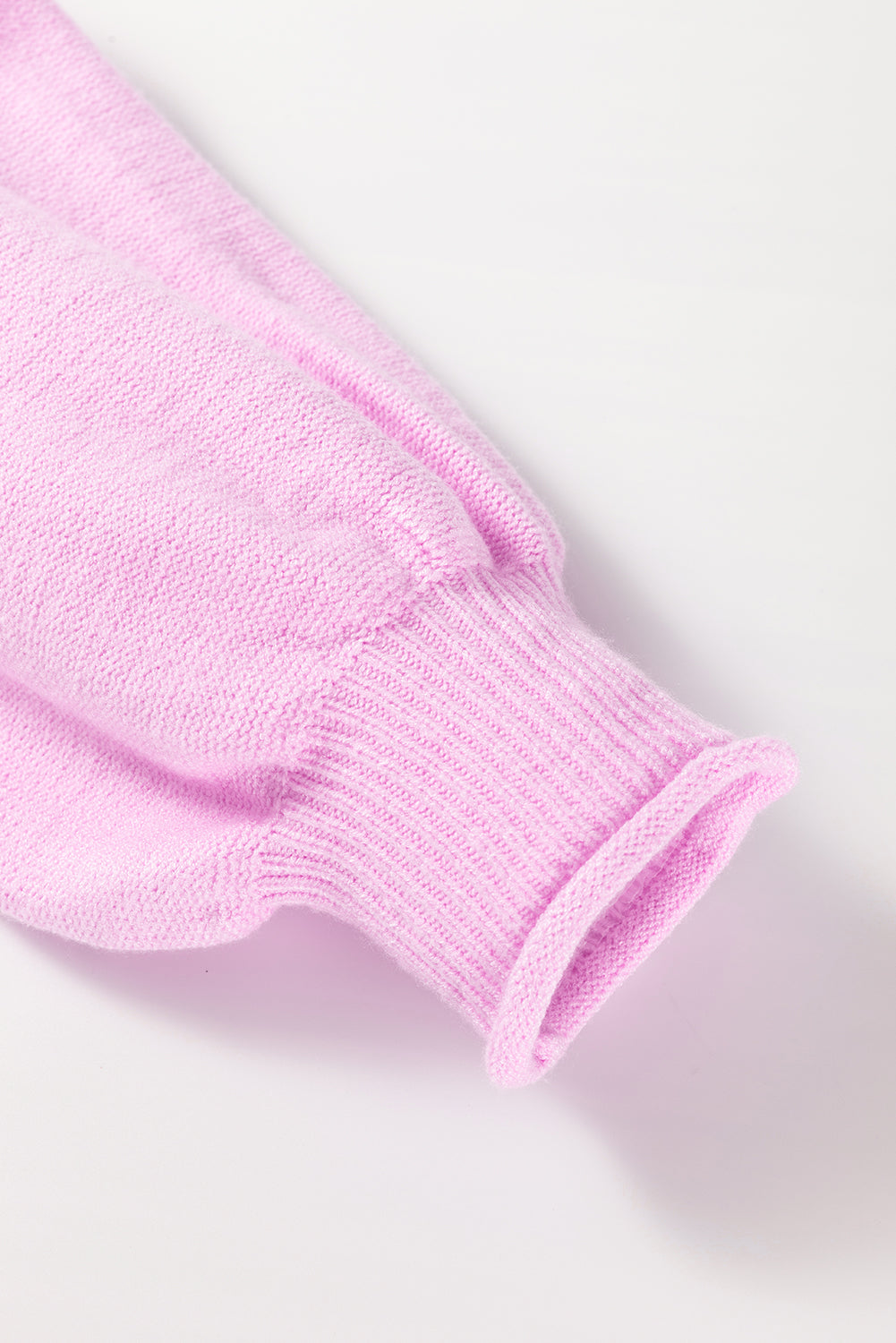 Pink Ribbed Sweater