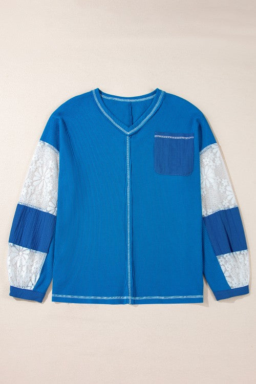 Lace Patchwork Top