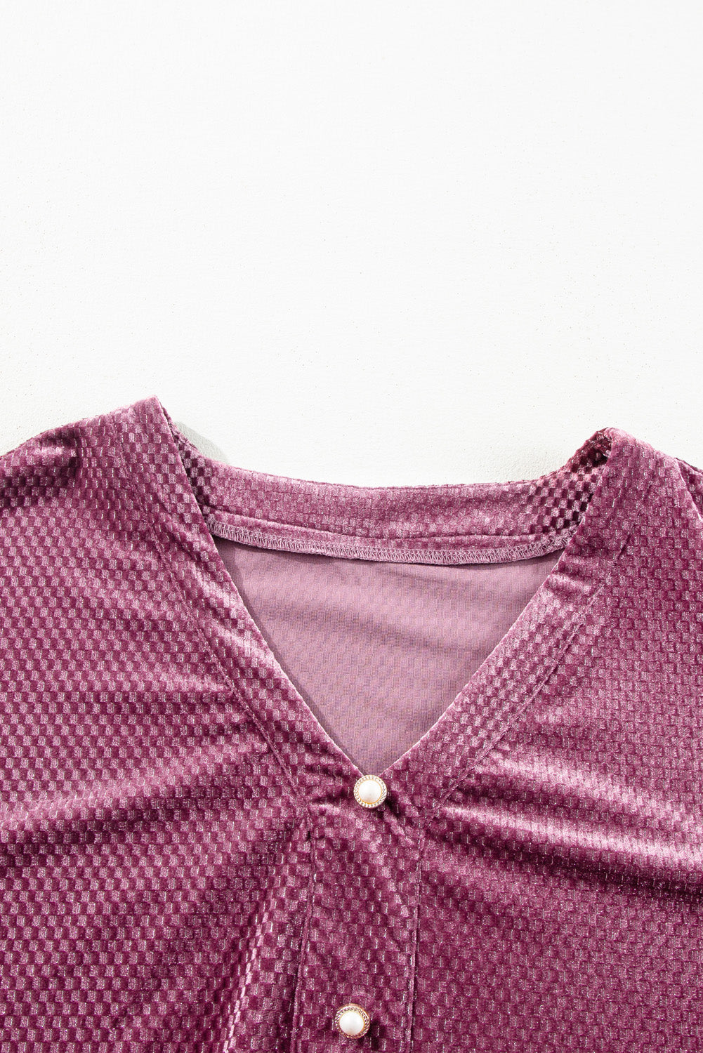 Velvet Tiered Buttons Tiered Dress