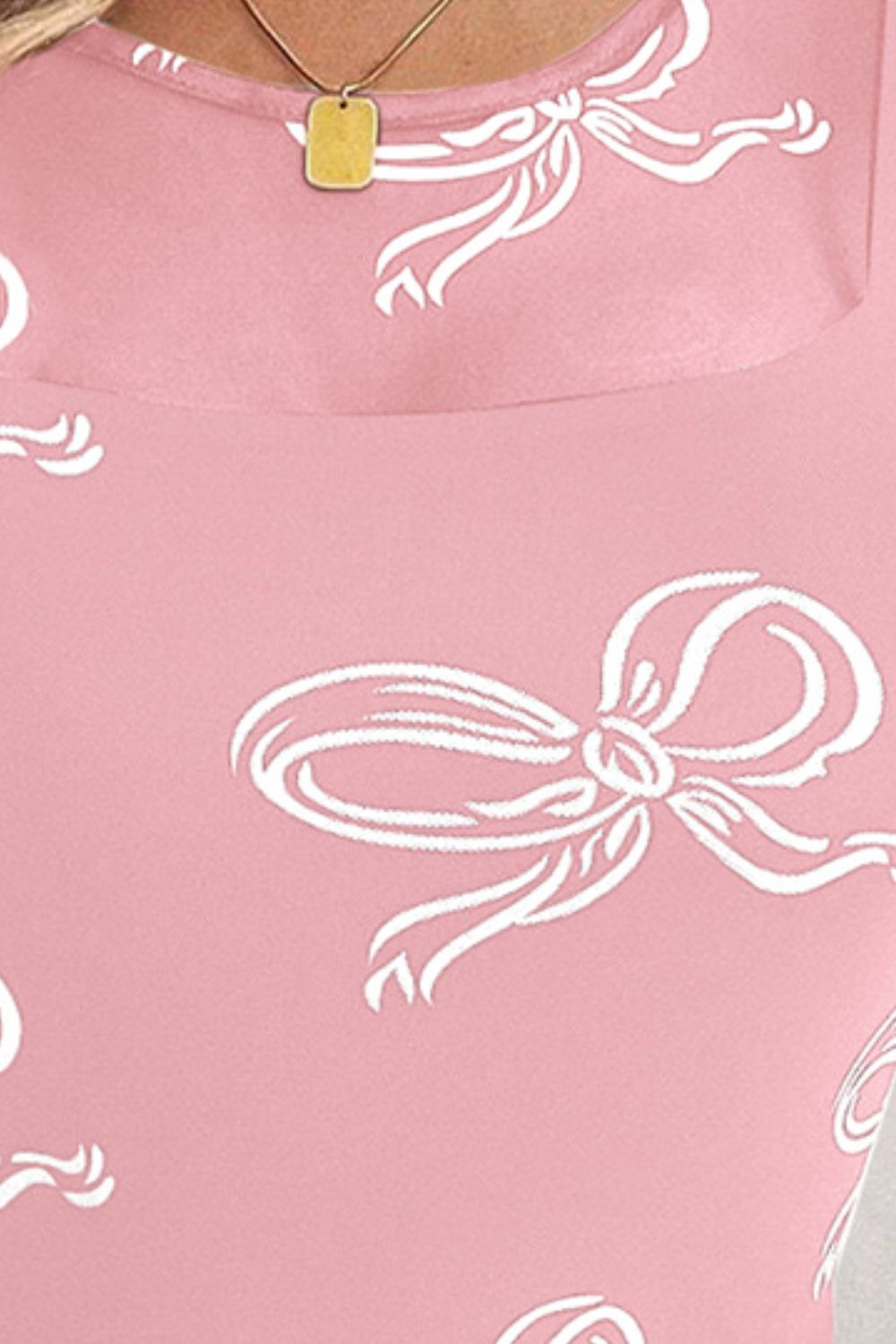 Bow Long Sleeve Top