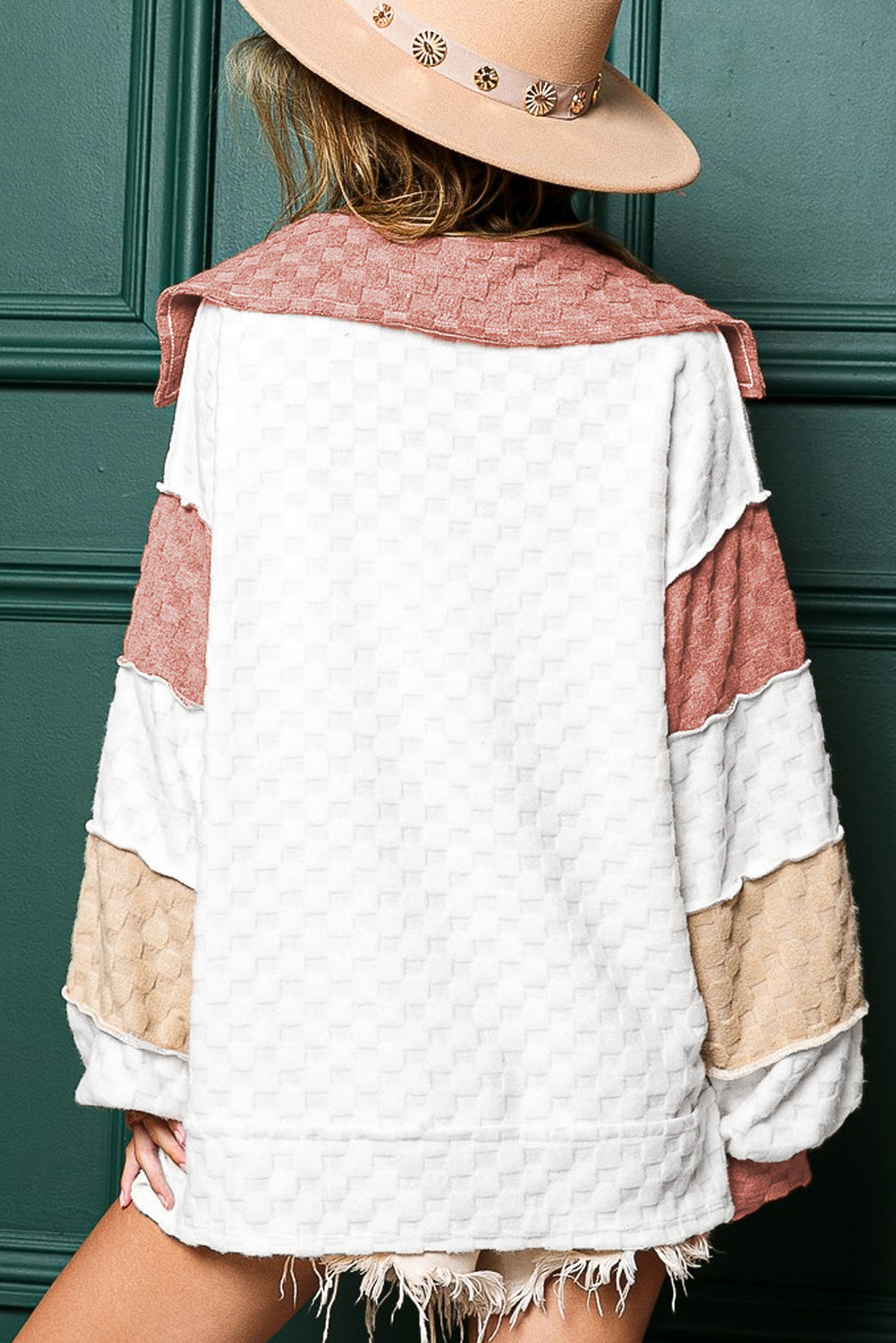 Color Block Long Sleeve Sweatshirt