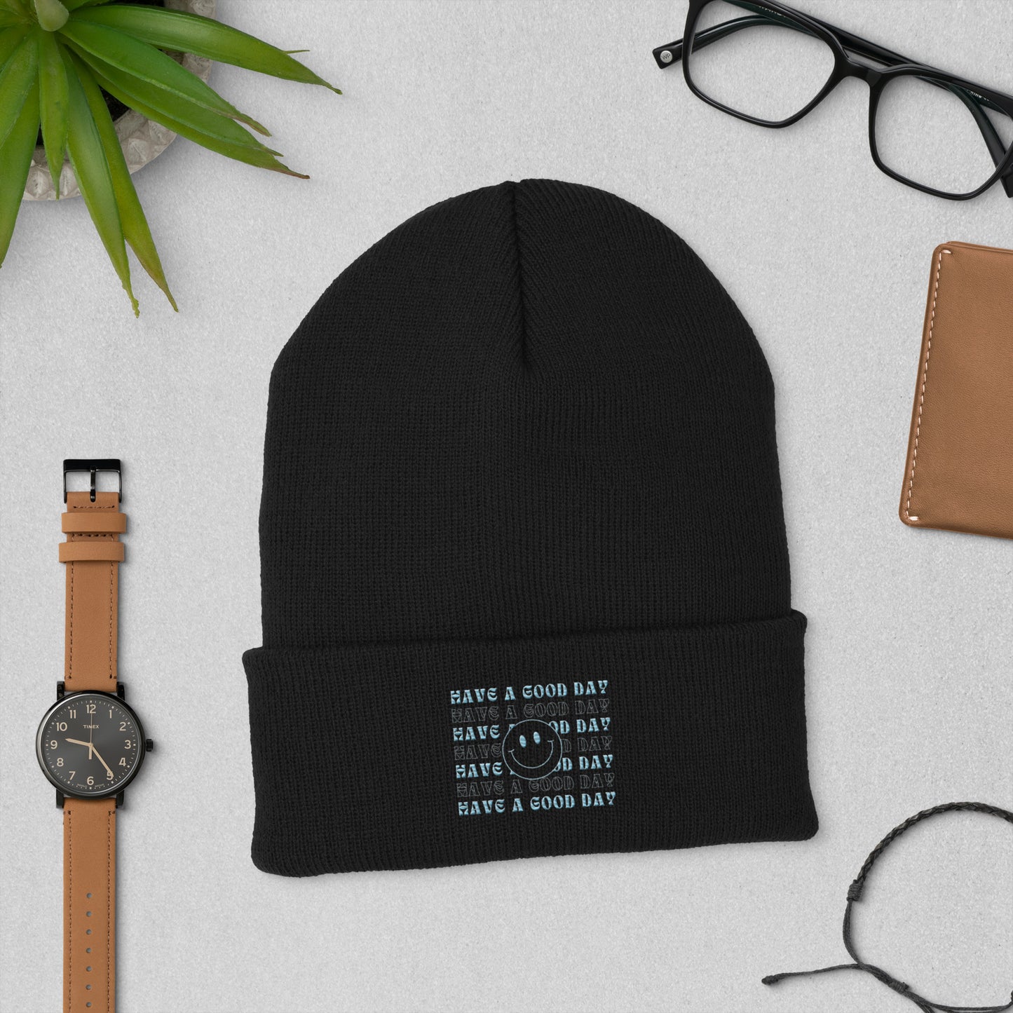 Beanie | Have A Good Day | Embroidery