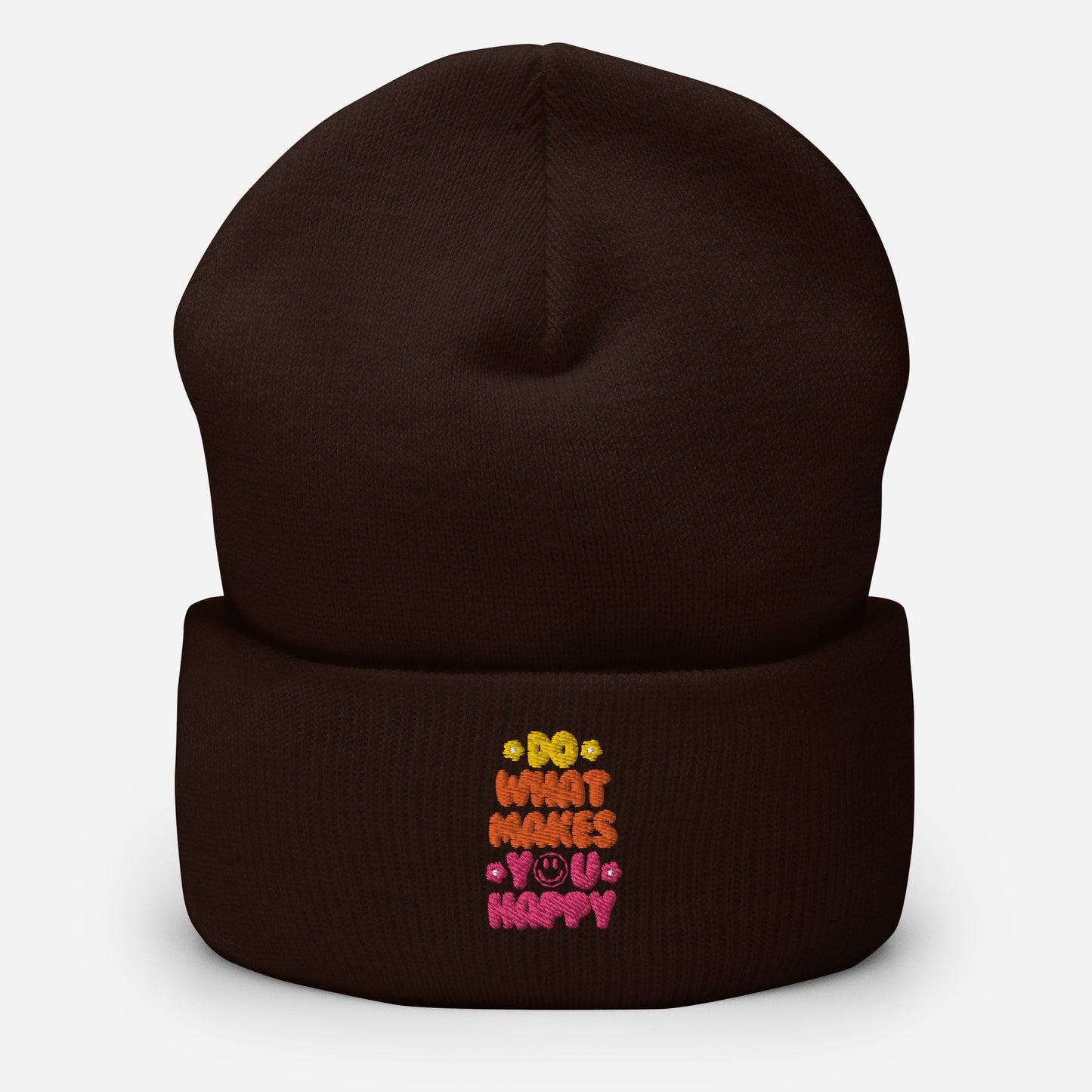 Beanie | Do What Makes You Happy | Embroidery