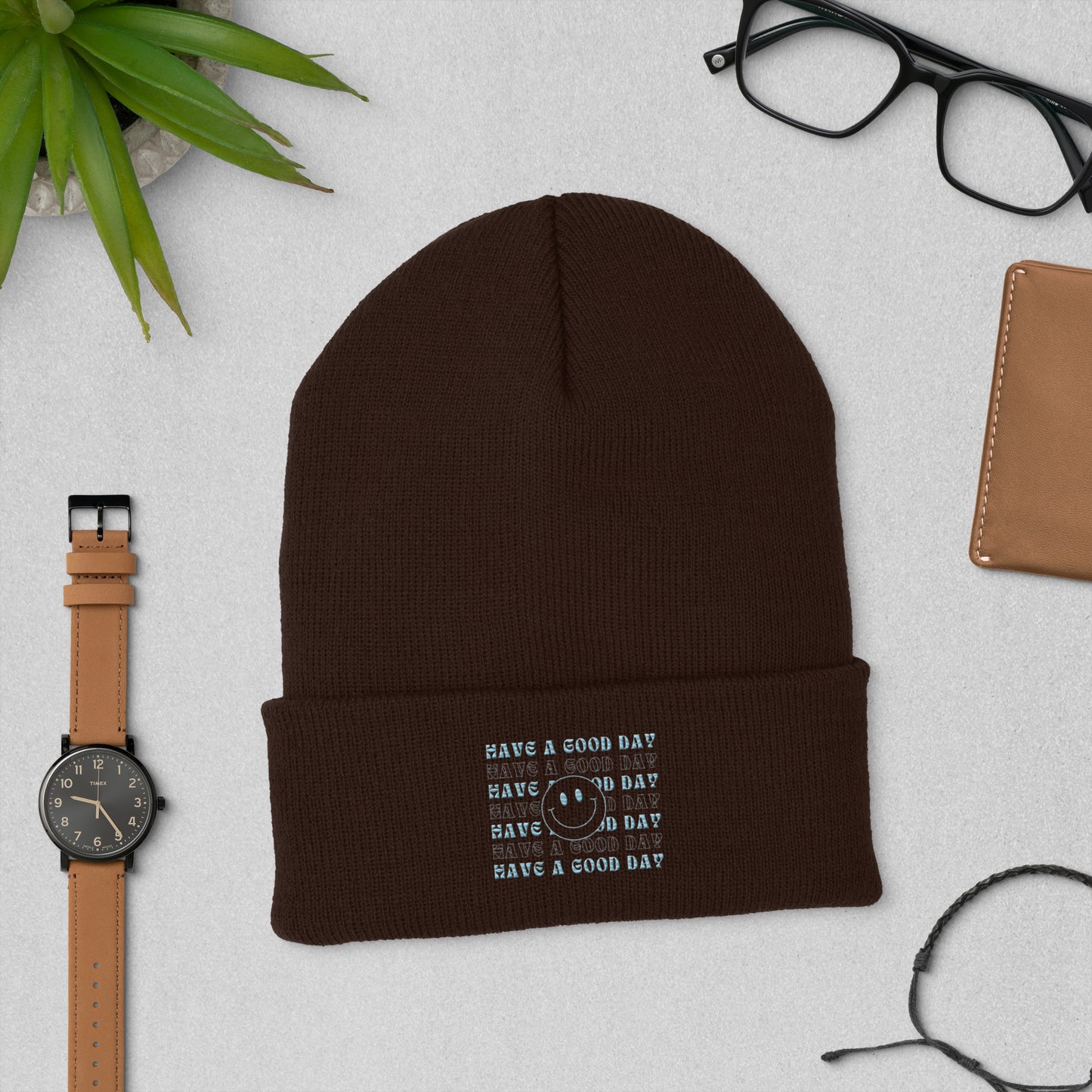 Beanie | Have A Good Day | Embroidery