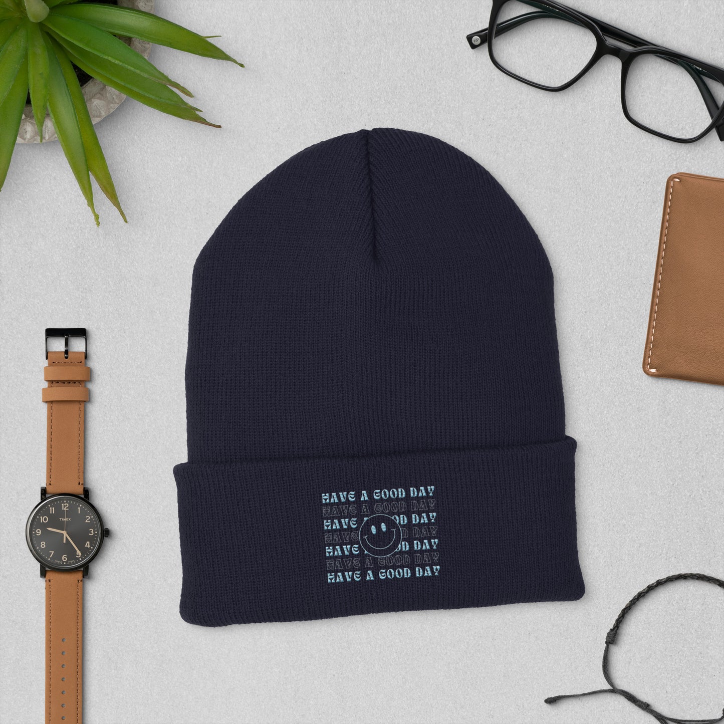 Beanie | Have A Good Day | Embroidery