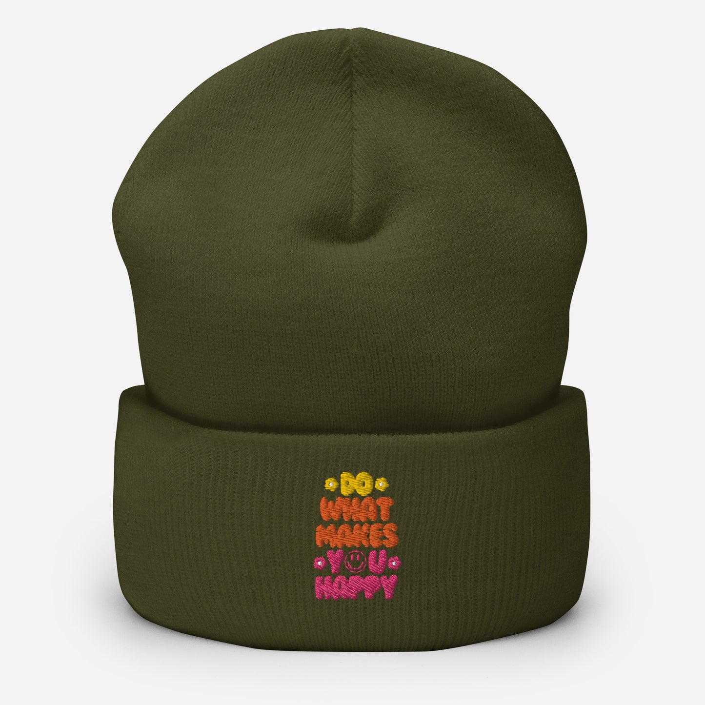Beanie | Do What Makes You Happy | Embroidery