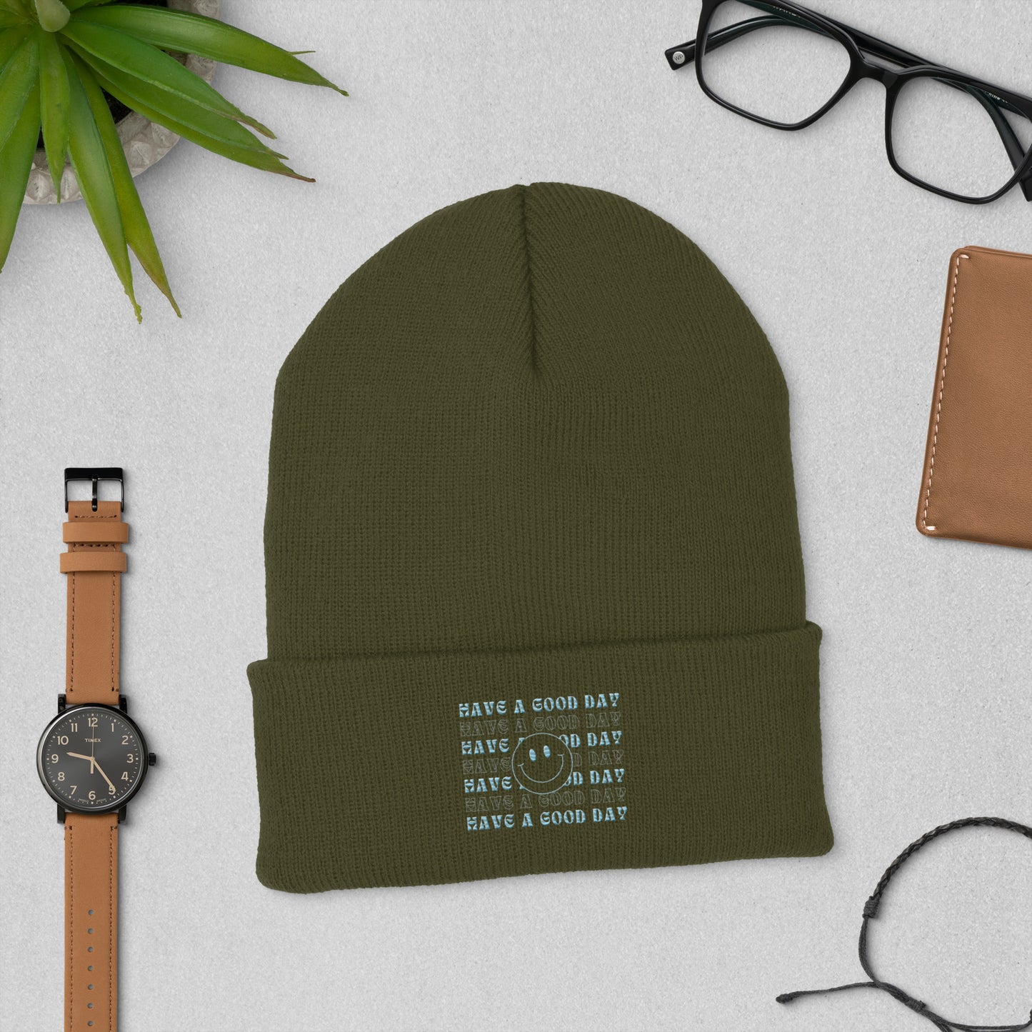 Beanie | Have A Good Day | Embroidery