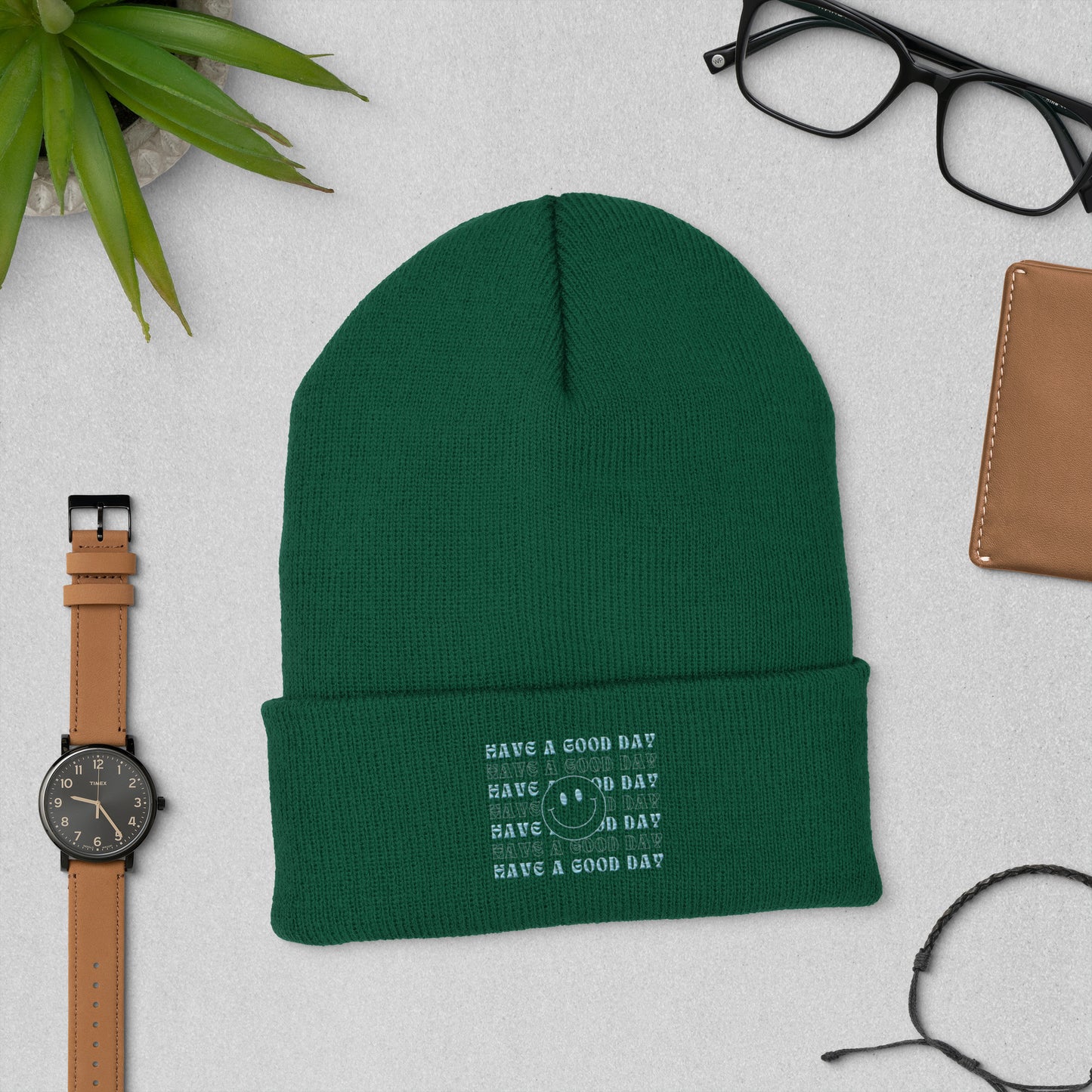 Beanie | Have A Good Day | Embroidery