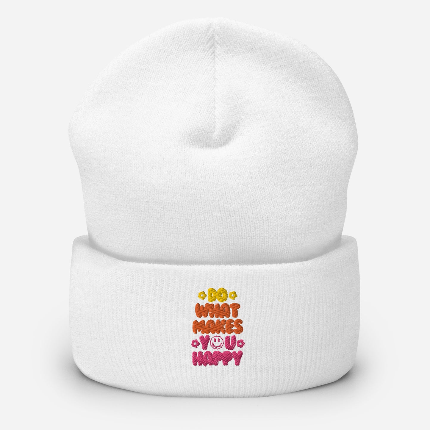 Beanie | Do What Makes You Happy | Embroidery