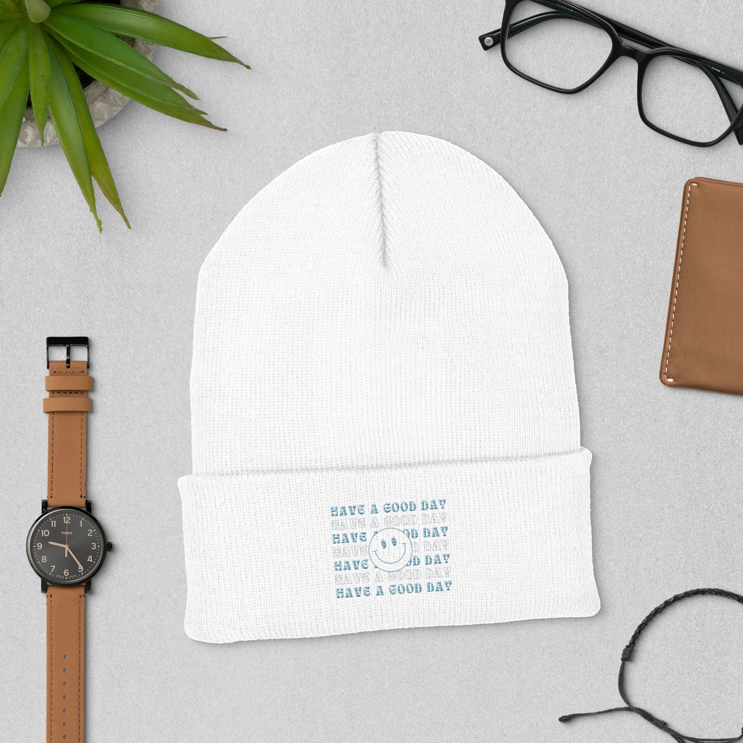 Beanie | Have A Good Day | Embroidery