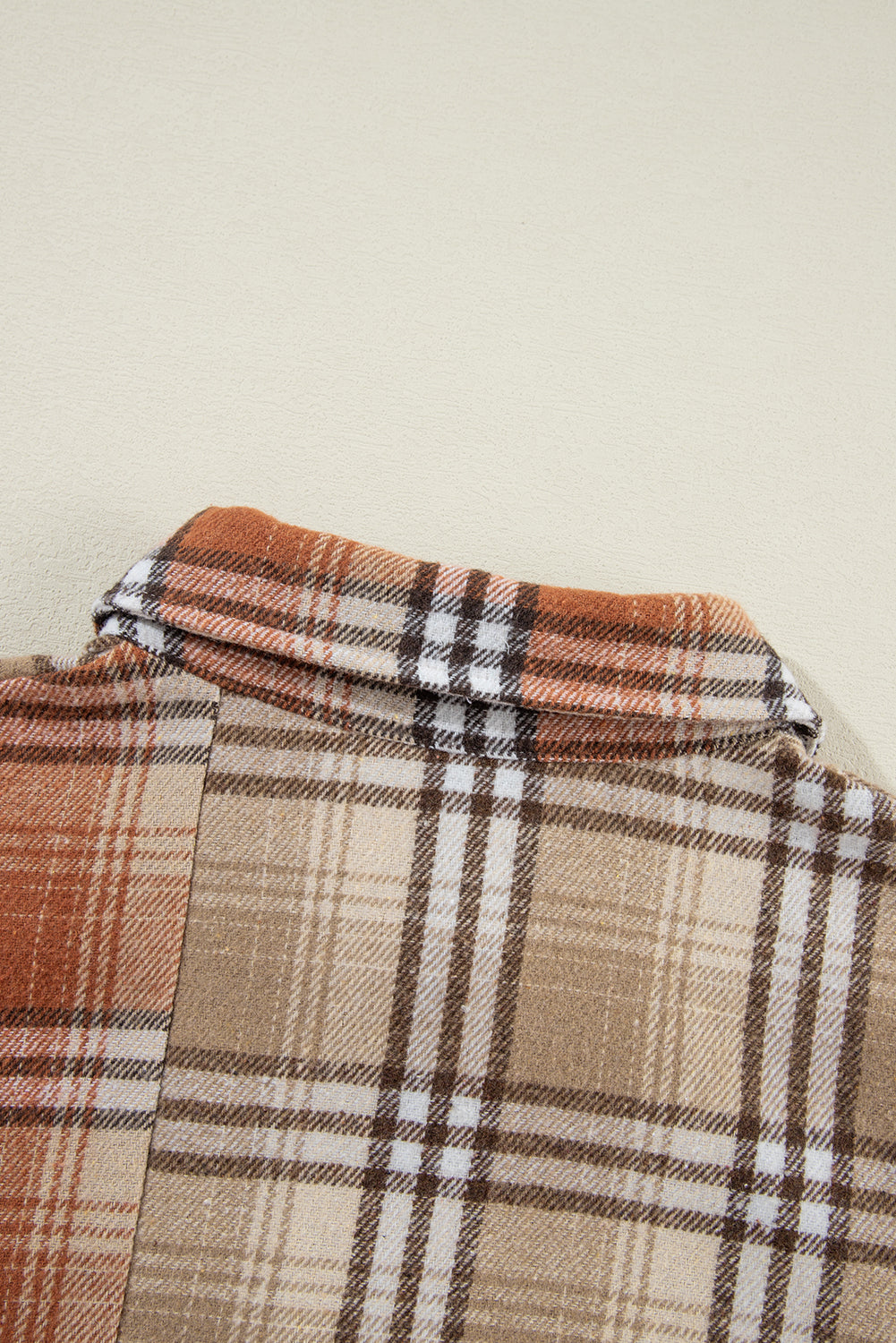 Khaki Plaid Patchwork