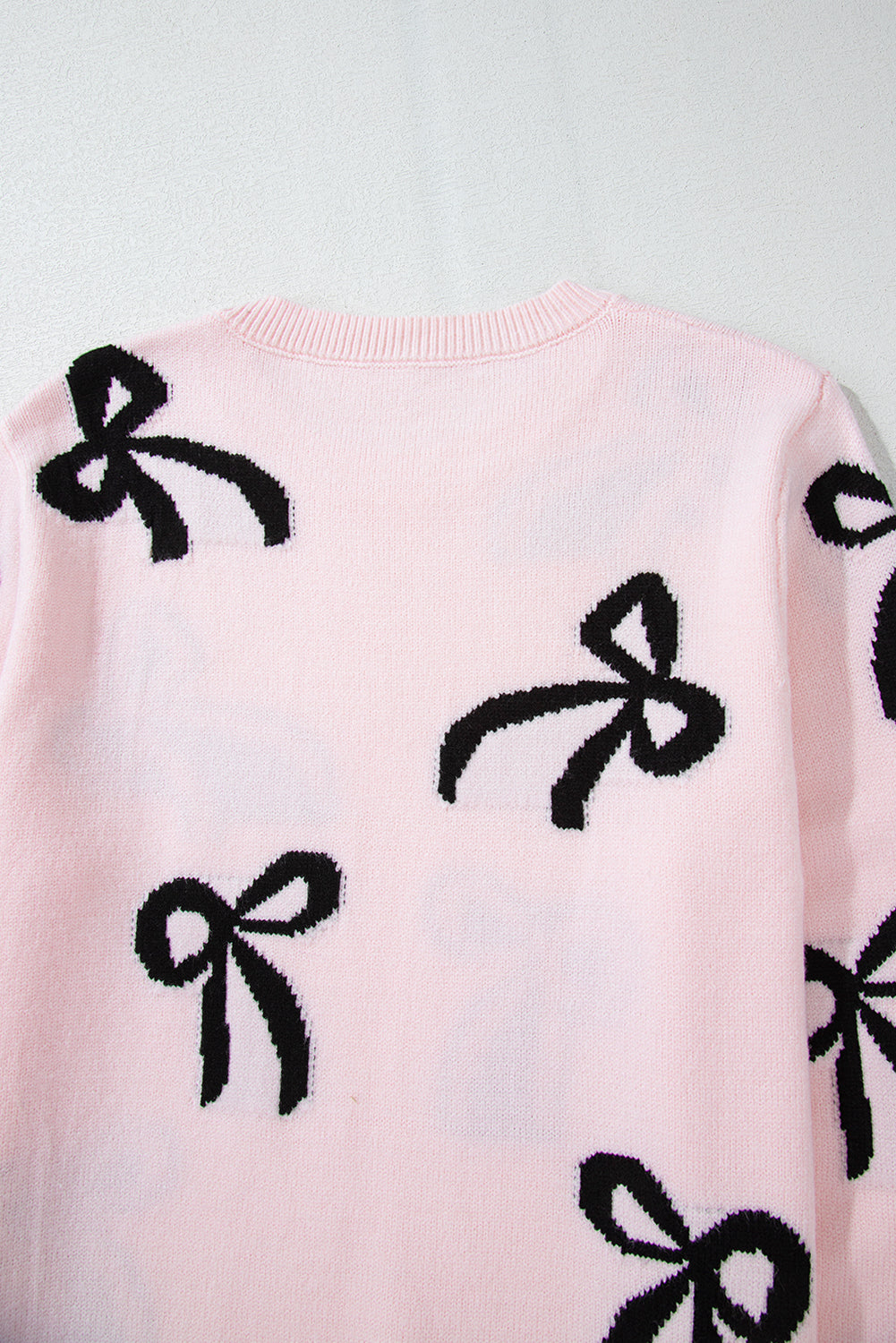 Bow Pattern Sweater