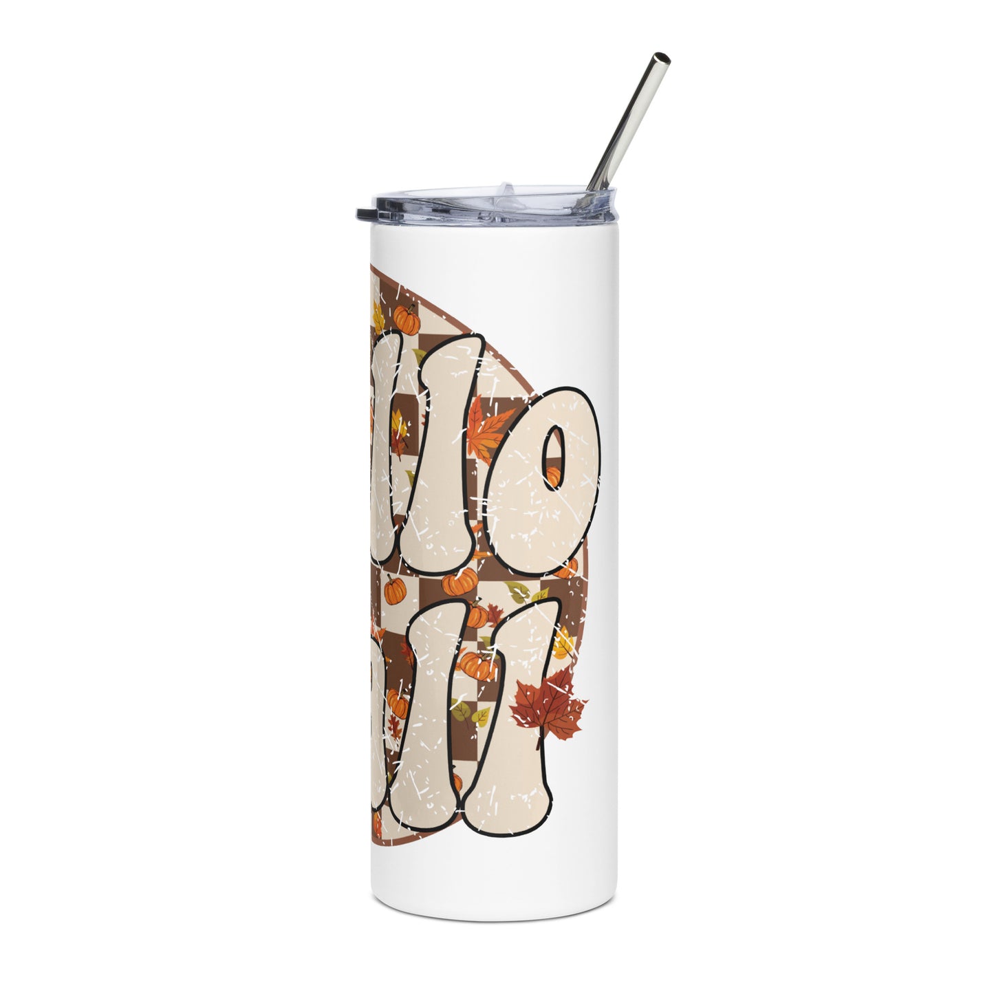 Stainless Steel Tumbler | Hello Fall