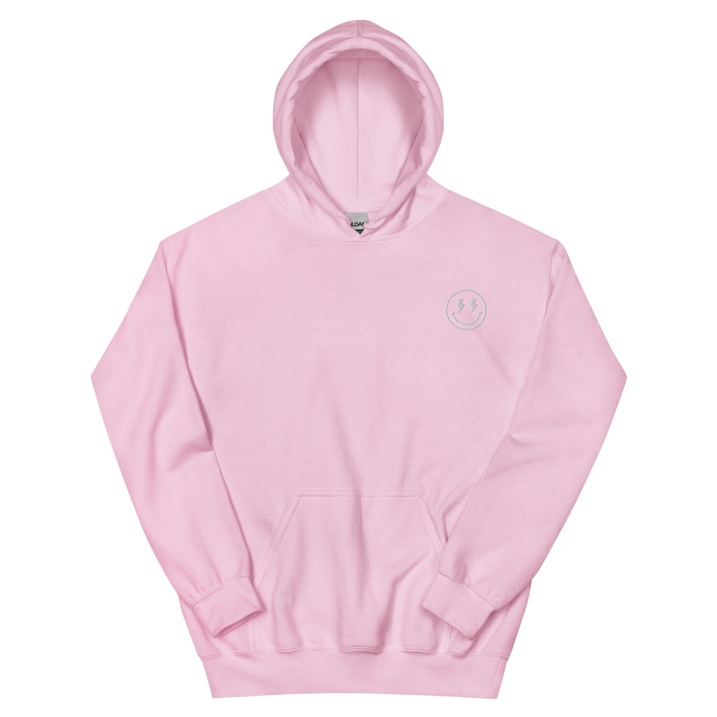 Hoodie | Lightning Bolt Smiley Face | Embroidery