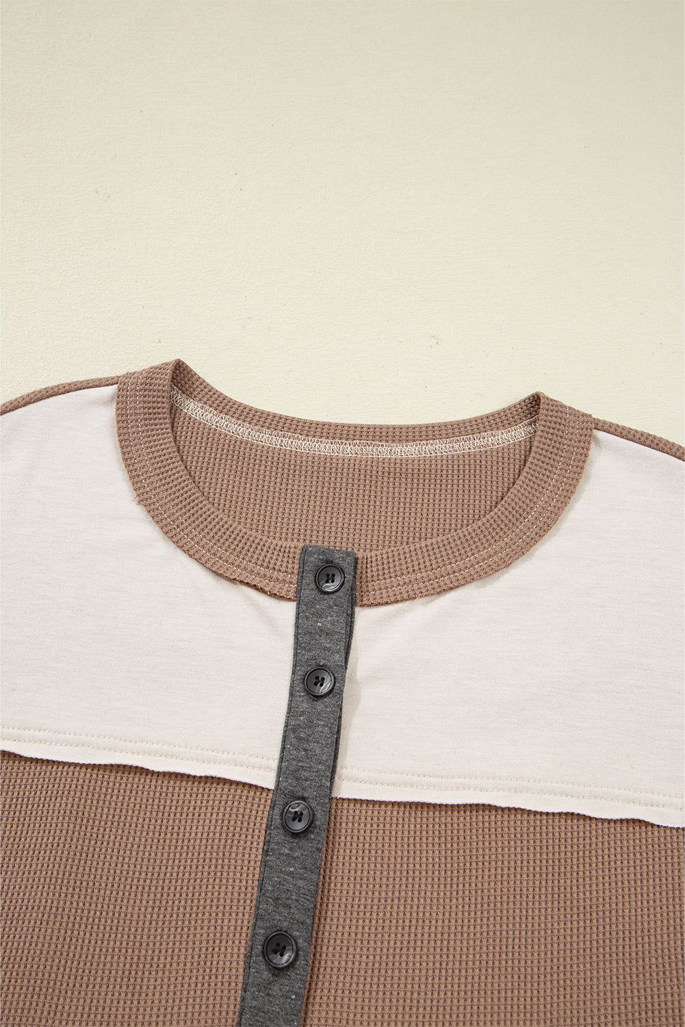 Waffled Patchwork Top