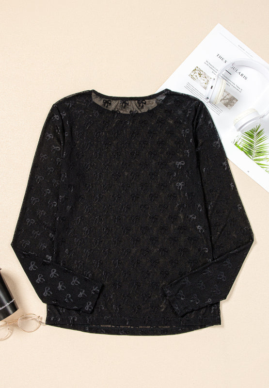 Bow Sleeve Top