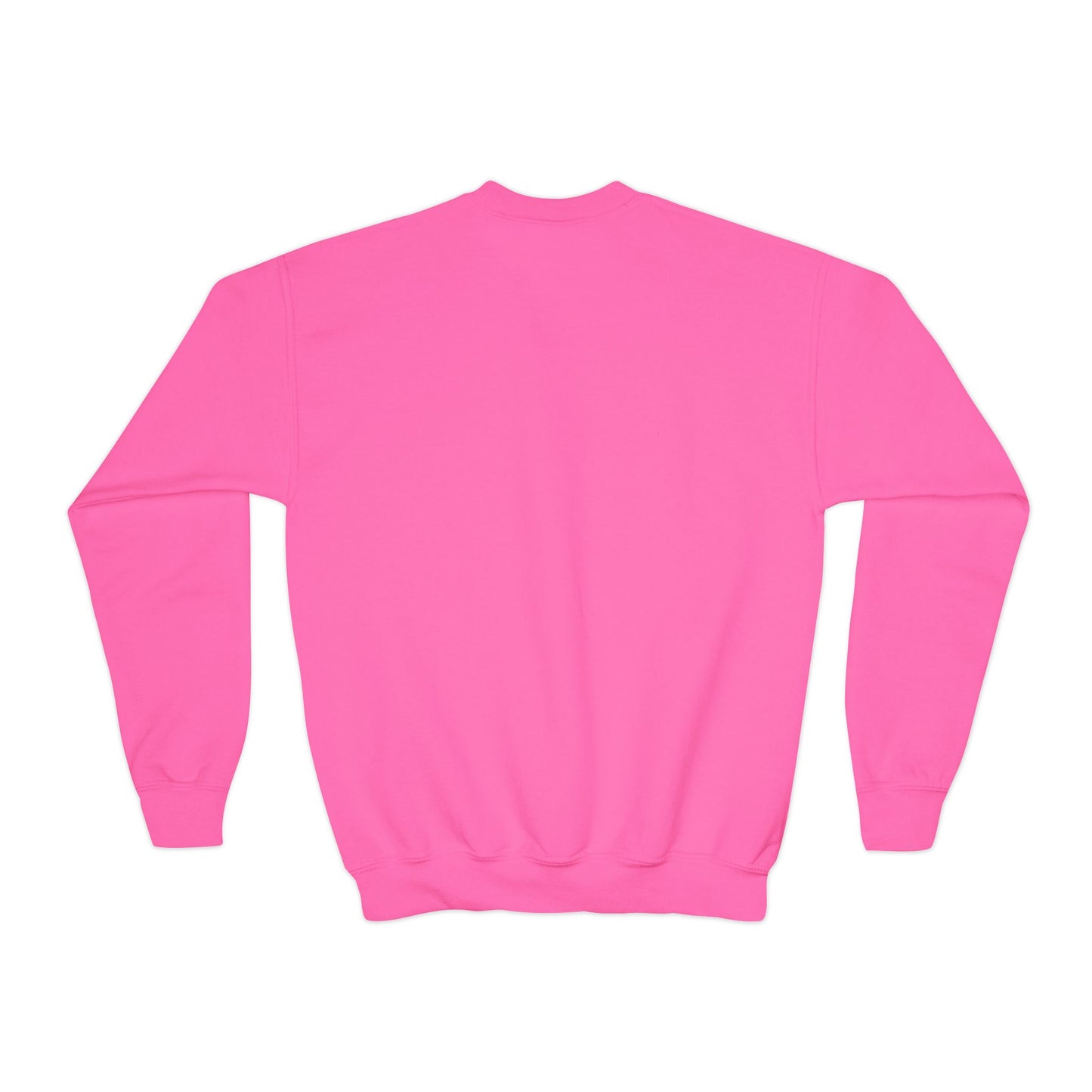 Youth Crewneck | Custom Name Blush Sparkly Rudolph