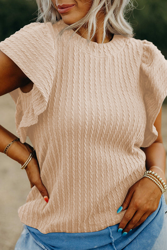 Flutter Sleeve Top