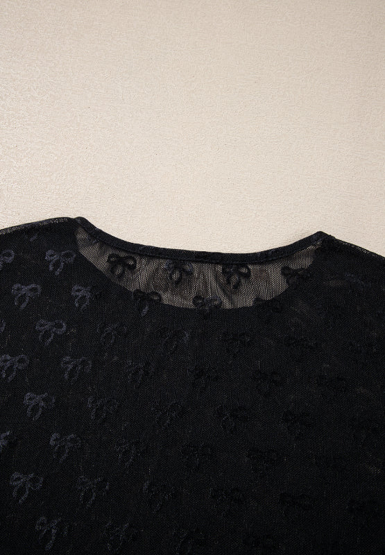 Bow Sleeve Top