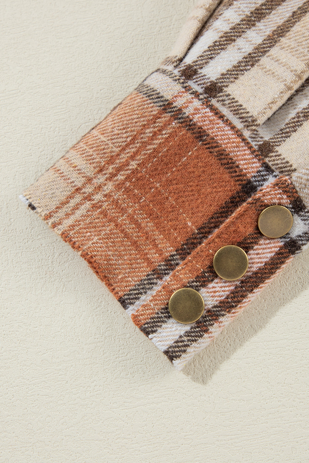 Khaki Plaid Patchwork