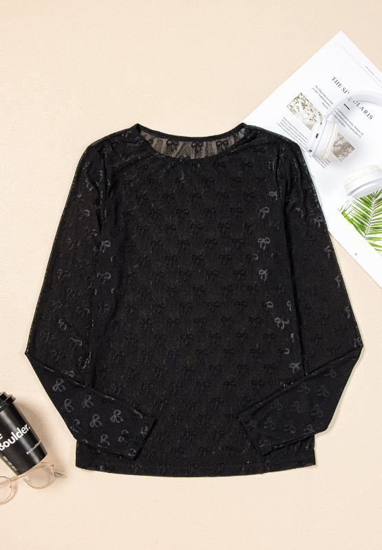 Bow Sleeve Top