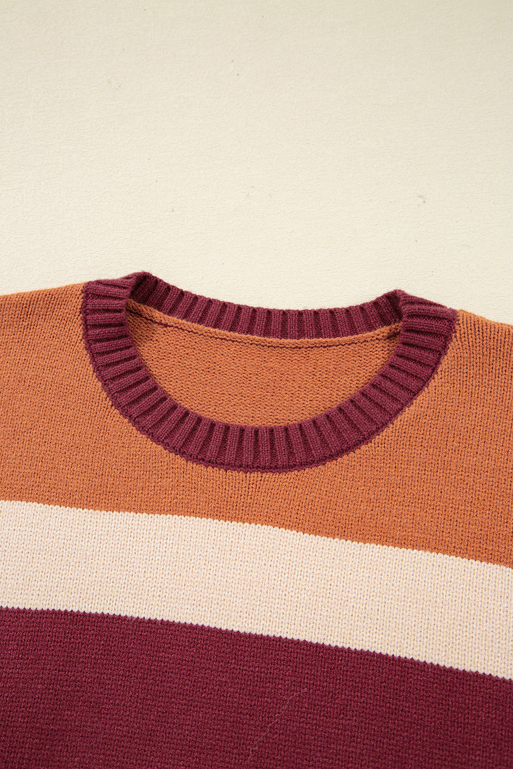 Knitted Checker Sweater