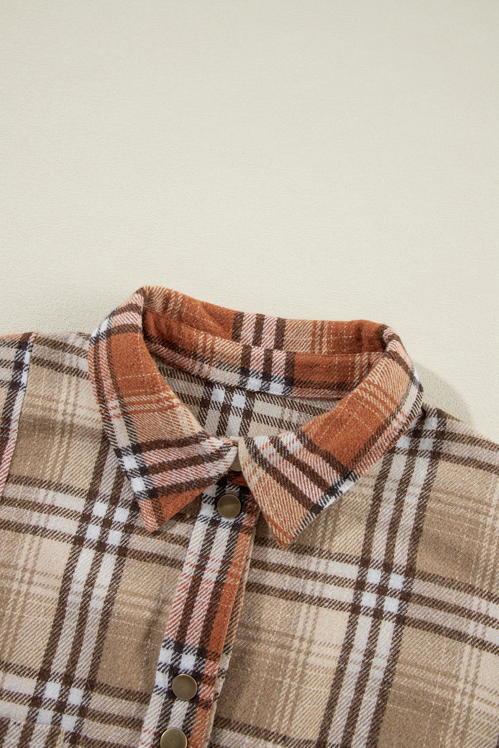 Khaki Plaid Patchwork