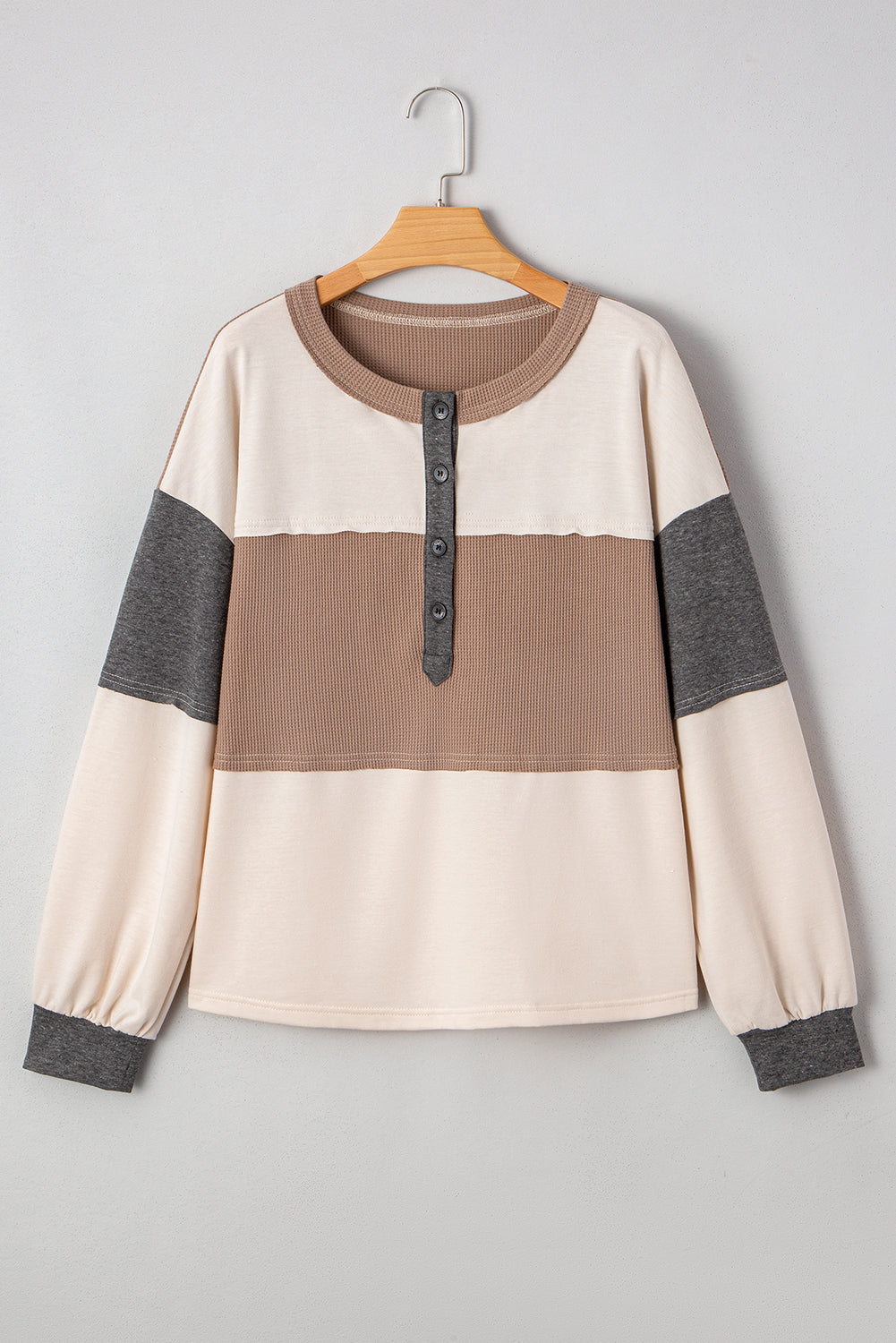 Waffled Patchwork Top