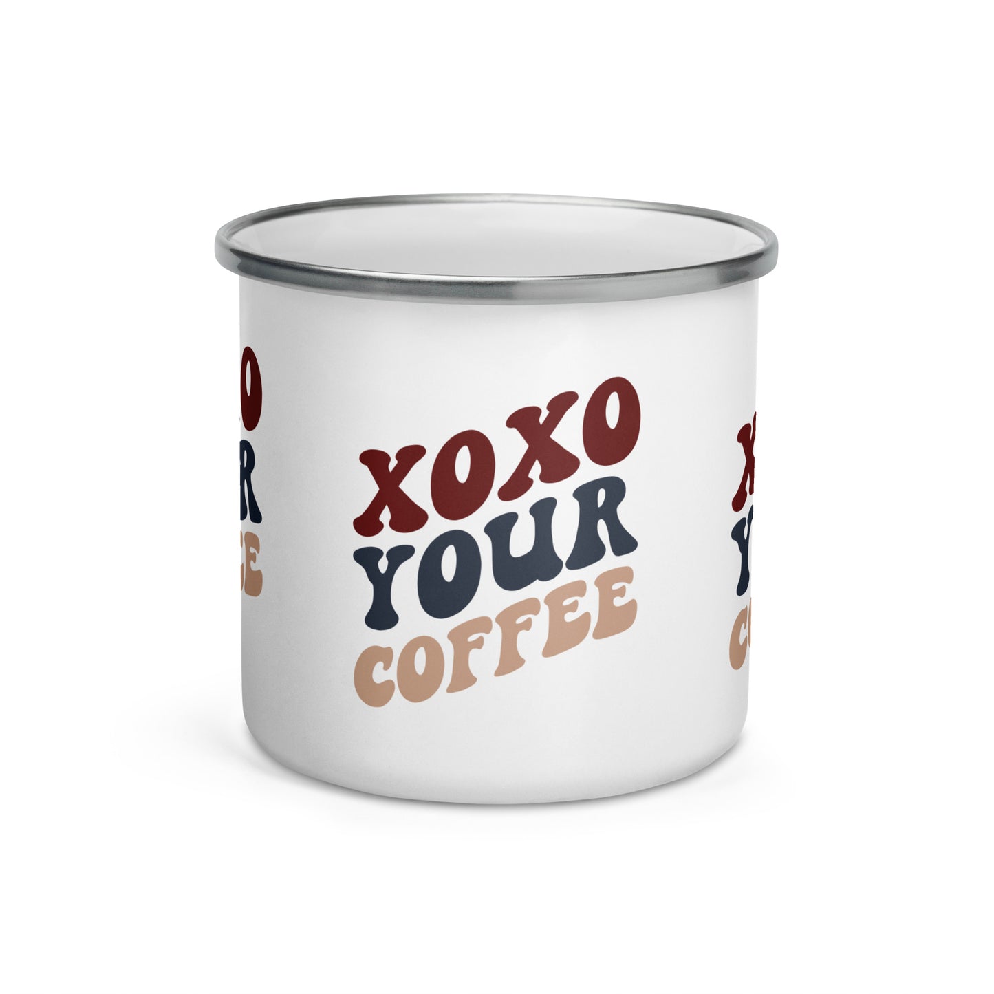 Enamel Mug | XOXO YOUR COFFEE