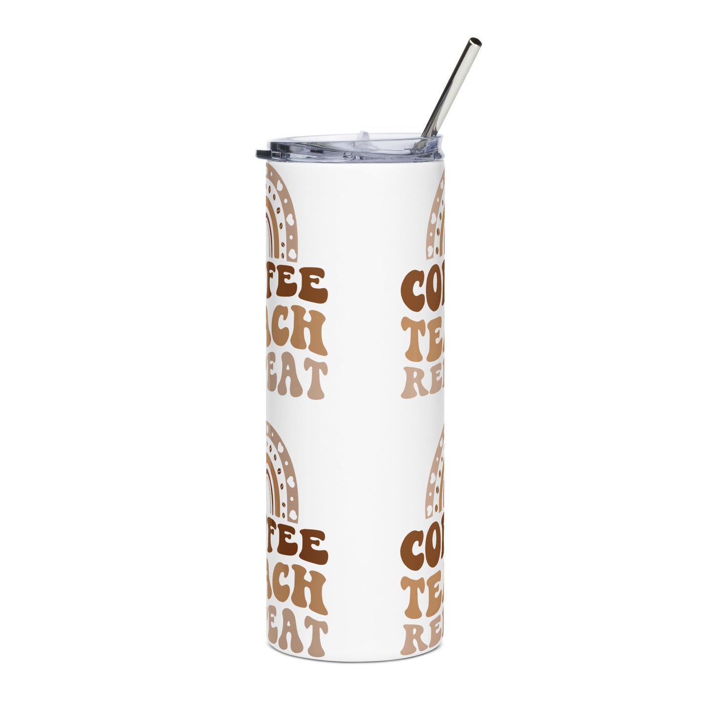 Stainless Steel Tumbler | Coffee Teach Repeat