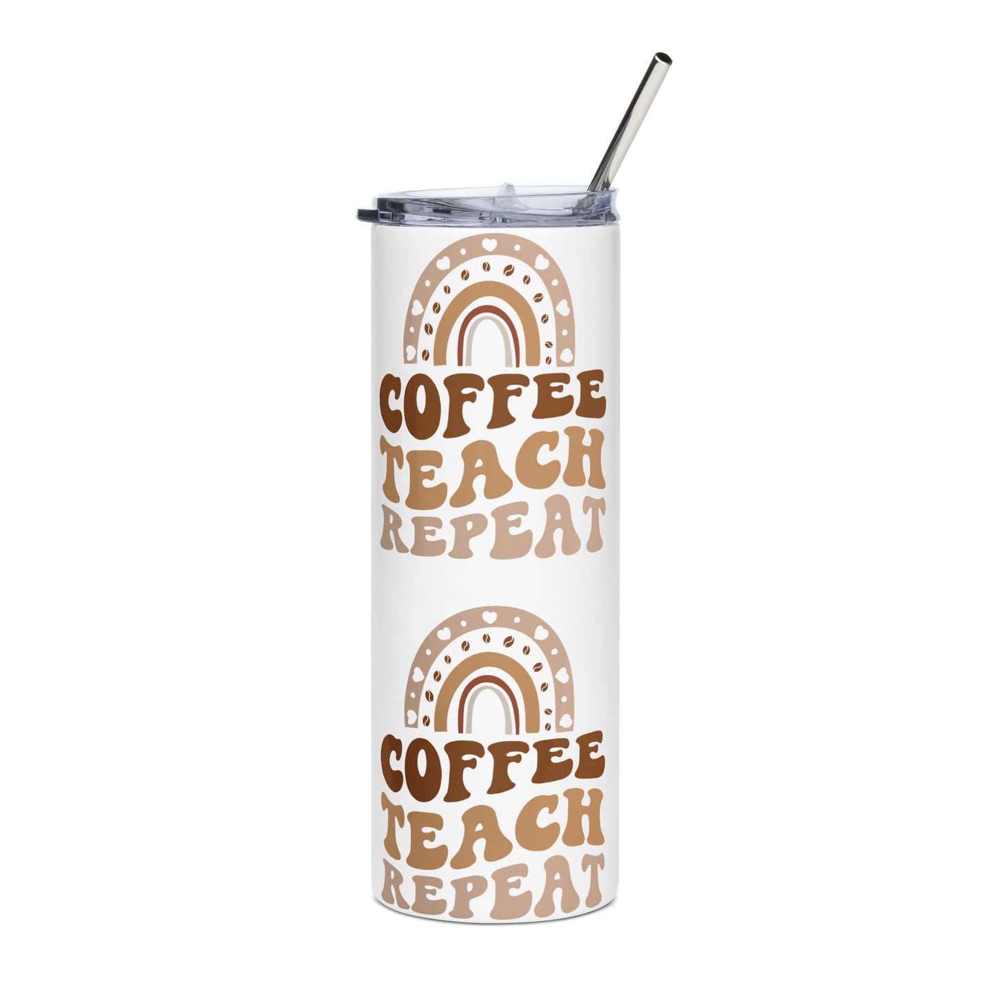 Stainless Steel Tumbler | Coffee Teach Repeat