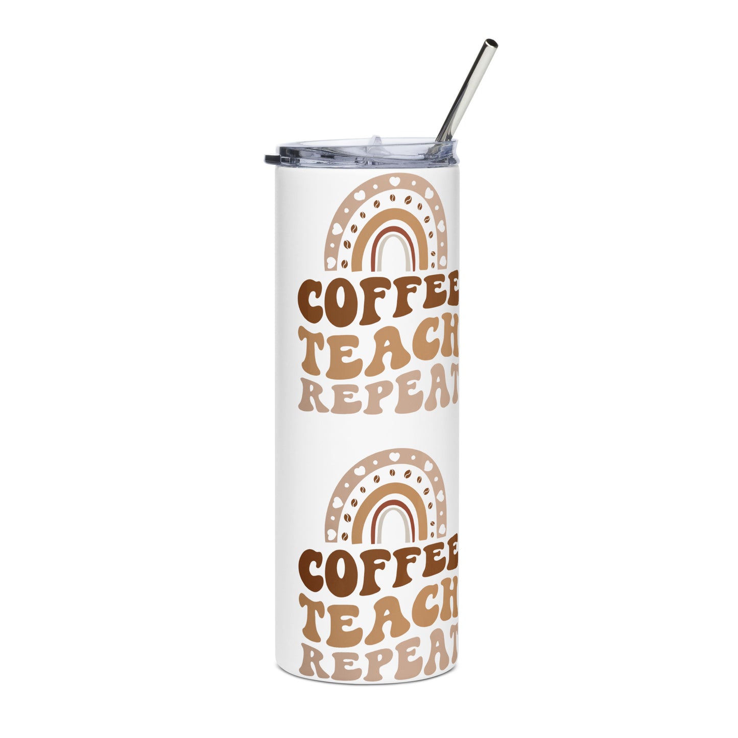 Stainless Steel Tumbler | Coffee Teach Repeat