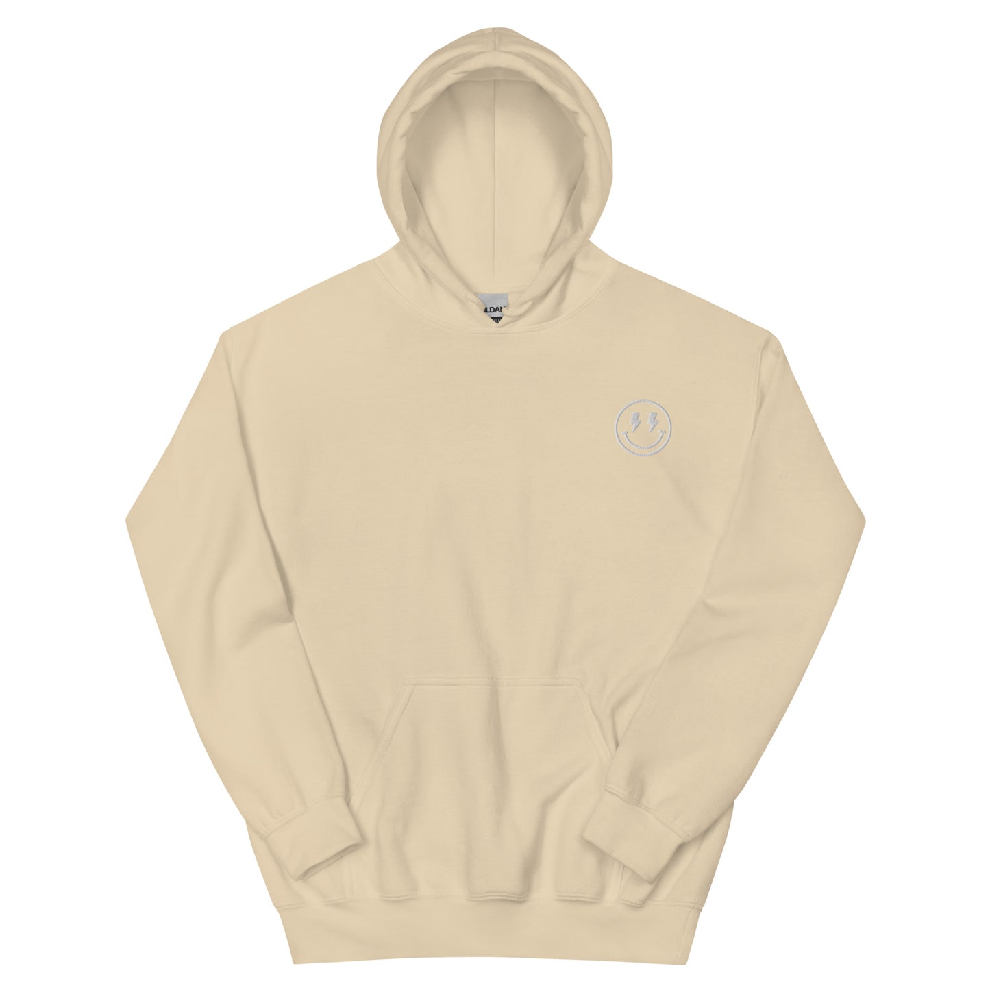Hoodie | Lightning Bolt Smiley Face | Embroidery