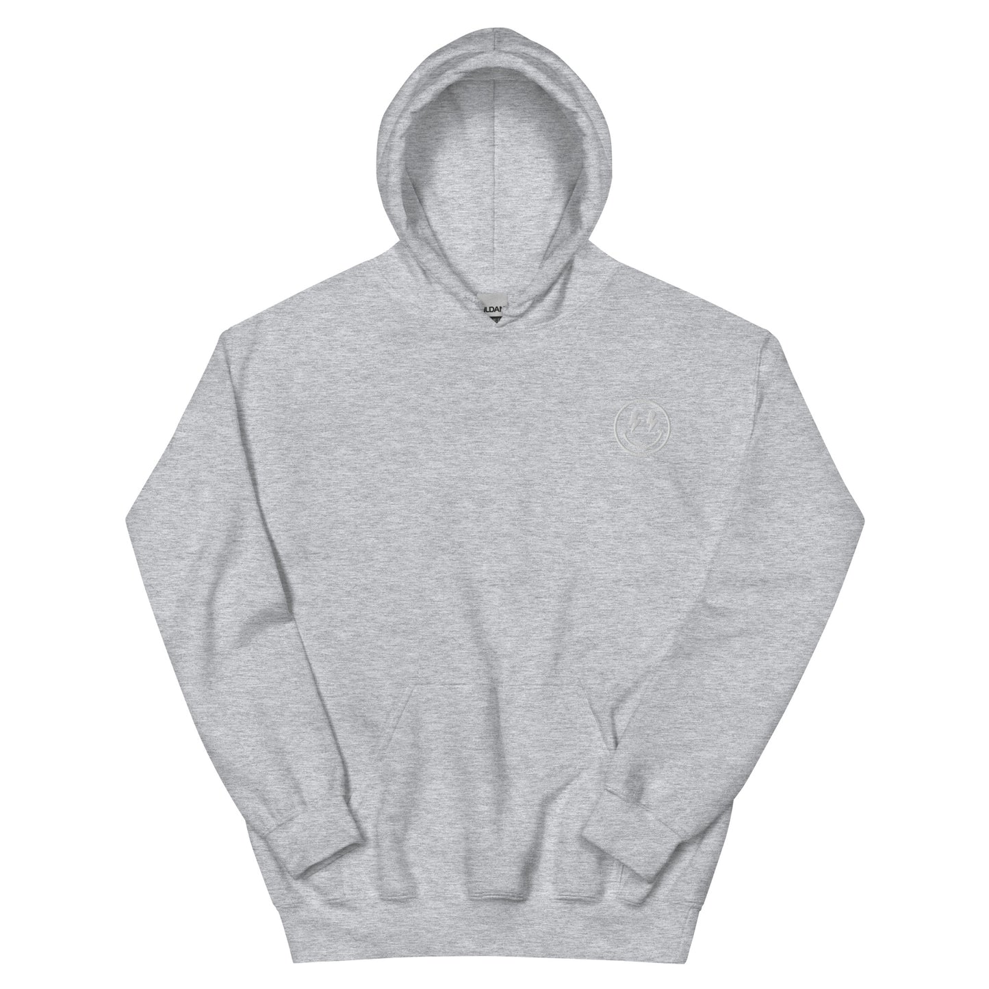 Hoodie | Lightning Bolt Smiley Face | Embroidery