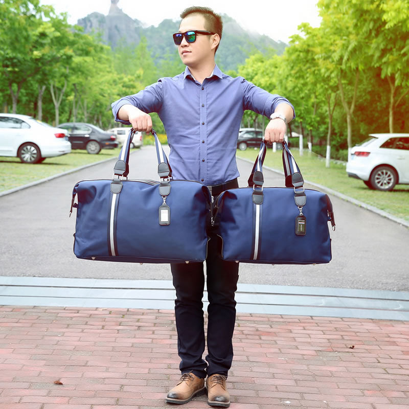 One-shoulder folding business luggage bag diagonal waterproof folding travel bag